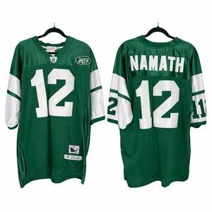 Mitchell & Ness Joe Namath #12 NY Jets Authentic Throwback Jersey 54 NWT